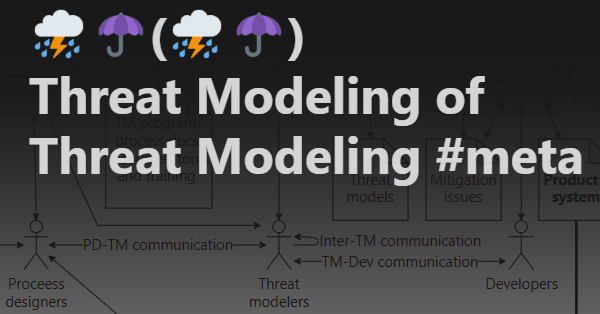 Threat Modeling of Threat Modeling banner image